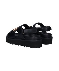 Bridget Birkin 【PARADIS COULEUR】メタルチェーン厚底フットベッドサンダル