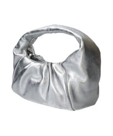 INTER-CHAUSSURES 【ANDREA CARDONE ITALI】ギャザーレザーホーボーバッグ