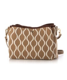 UNBILLION カシュカシュ cachecache / 柄アソートジャガード三つ口ショルダーバッグ