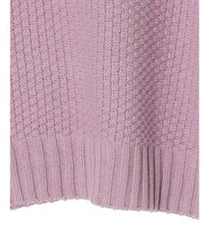 Green Parks 袖ラインカノコ編みニットプルオーバー