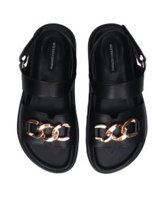 Bridget Birkin 【PARADIS COULEUR】メタルチェーン厚底フットベッドサンダル