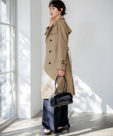 23区 エアータンブラー TCギャバジン ロング トレンチコート