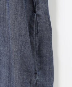 自由区 【洗える・XSサイズあり】テンセルリネンデニム ワンピース