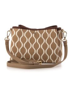 UNBILLION カシュカシュ cachecache / 柄アソートジャガード三つ口ショルダーバッグ