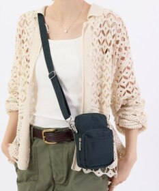 LeSportsac MINI PHONE BAG/ミッドナイトグリーン