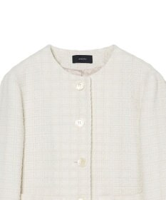 JOSEPH 【WEB&OUTLET限定】ツイスティングツウィード　ノーカラージャケット