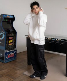 WEGO 【ユニセックス着用ITEM/MLXLサイズ展開/新色追加/裏起毛】スウェットプルパーカー