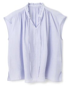 UNFILO ヴィンテージシアー ギャザーブラウス