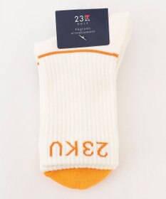 23区GOLF 【WOMEN】カラーブロック レギュラーソックス