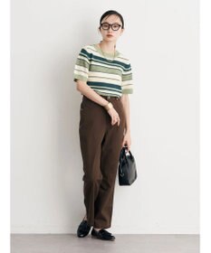 earth music&ecology カラーフレアパンツ