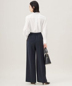 自由区 【セットアップ対応・洗える】トリアセダブルクロス ワイドパンツ