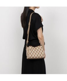 UNBILLION カシュカシュ cachecache / 柄アソートジャガード三つ口ショルダーバッグ
