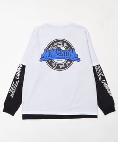 WEGO 【2点セット】アクセ付きアンサンブルグラフィックT（長袖）