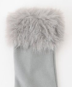 TOCCA 【百田夏菜子さん着用】FAKE SUEDE FUR HANDWARMER 手袋