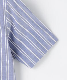 JOSEPH ABBOUD 【キングサイズ・清涼・リネンブレンド】コットンリネン ボイルコード　半袖 シャツ