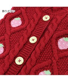 PET PARADISE ペットパラダイス アランニット 苺柄 《レッド》 小型犬