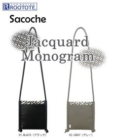 ROOTOTE 3087【キレイめトート】LT.サコッシュ.ジャガードモノグラム-A