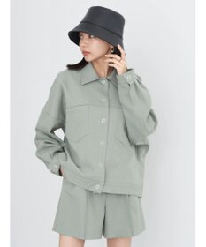 earth music&ecology ショート丈カバーオール