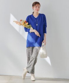 Tiaclasse 【安田美沙子さん着用・選べる2type・洗える】もちニットチュニック