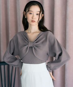 earth music&ecology 【WEB限定】リボンニットアンサンブル