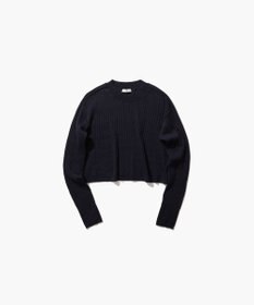 ATON CASHMERE SILK SPUN | リブプルオーバー