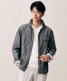 JOSEPH ABBOUD 【2WAY】 リバーシブルシャツ グレー系