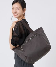 LeSportsac ESSENTIAL E/W ZIPTOP TOTE/ダークチョコレートC