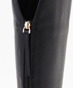 組曲 ワイドシャフト レザーロングブーツ