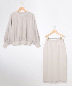 組曲 S 【WEB限定】チュールニット×リバーシブルスカート セット