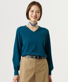 J.PRESS LADIES 【WEB限定・人気定番アイテム・シーンレスに活躍】PRINCE Vネック ニット