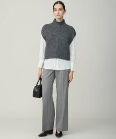 ICB L セルロースシルクビエラ ボウタイ付きブラウス