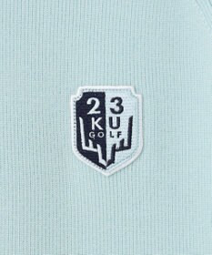 23区GOLF 裏地付きニットで温か【MEN】【蓄熱】ウールブレンド裏付 ニット