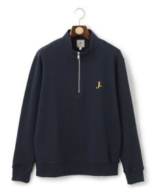 J.PRESS MEN 【WEB限定】J刺繍ハーフジップスウェット
