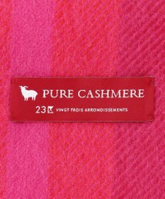 23区 【VERY掲載】カシミヤ チェック ストール