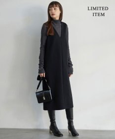 ICB L 【WEB限定・洗える】 コットンダンボール ジャンパースカート ワンピース