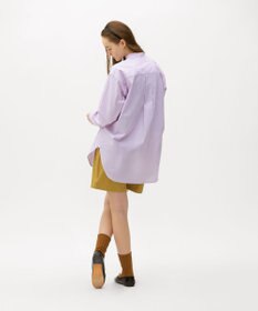 LENO  CANDY STRIPE BAND COLLAR  SHIRTS / ストライプバンドカラーシャツ