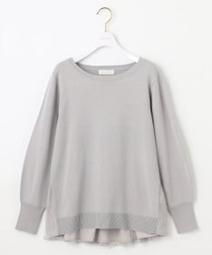 ANY SIS 【WEB・一部店舗限定】バックチュールコンビ ニット