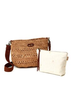 IBIZA ラフィア　ショルダーバッグ