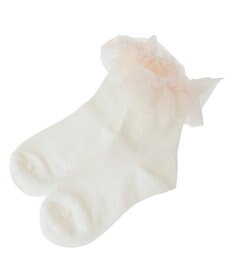 Maison de FLEUR チュールボリュームフリルソックス