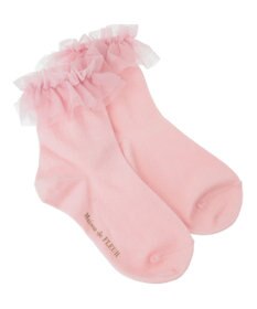 Maison de FLEUR チュールボリュームフリルソックス