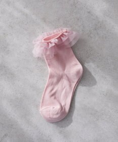 Maison de FLEUR チュールボリュームフリルソックス