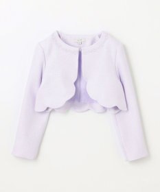 ANY KIDS 裾スカラップノーカラージャケット