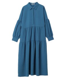 Green Parks armonia. ジャガードシャツワンピース