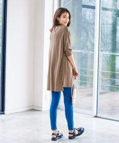 Tiaclasse 【洗える】キーネックニットチュニック