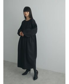 Green Parks armonia. エンボスタックコクーンワンピース