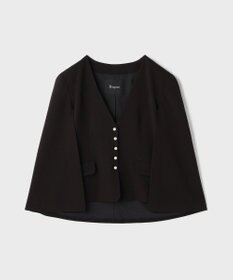 GRACE CONTINENTAL トリアセケープスリーブジャケット