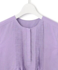 23区 L 【SLOW/洗える】リネンコットン ノースリーブブラウス