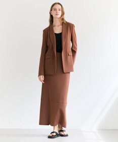 BEIGE， 【洗える】BROIS / コットンシャツテールタンクトップ