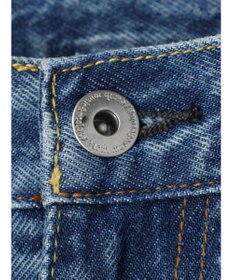 earth music&ecology ウ゛ィンテージ加工テーパードデニム