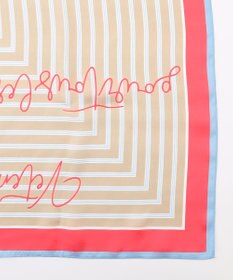 自由区 ストライプレター スカーフ